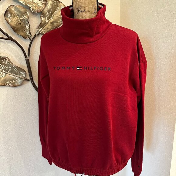 Tommy Hilfiger Pants - Tommy Hilfiger Red Fleece Tracksuit Set | Size M